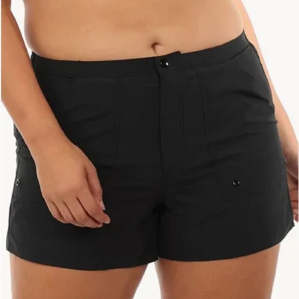 Maxine of Hollywood Black Board Short Coverup